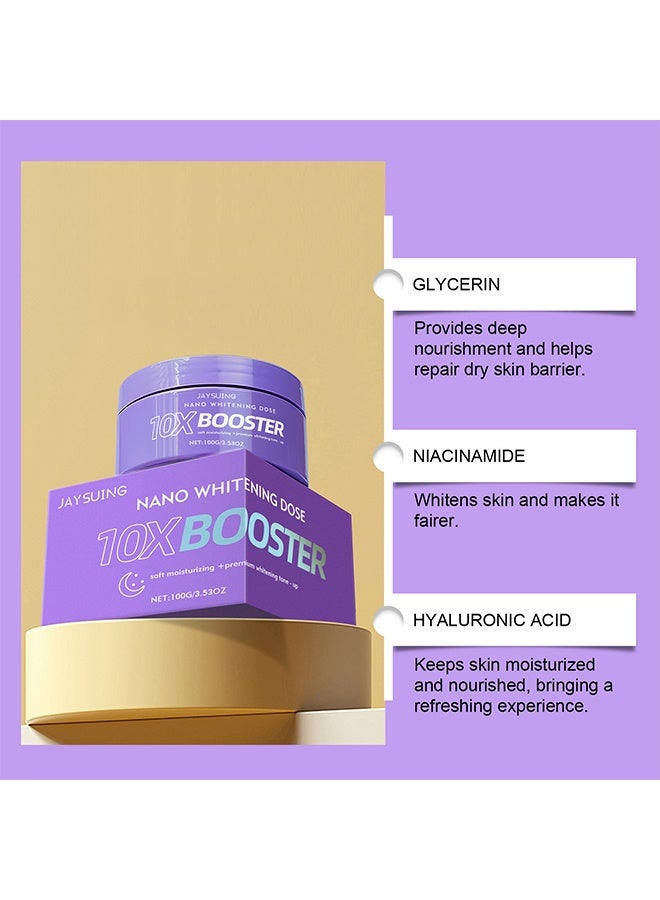 جايسوينغ جرعة تعزز التفتيح النانوي 10X، كريم لتفتيح الوجه وترطيبه - Image 2