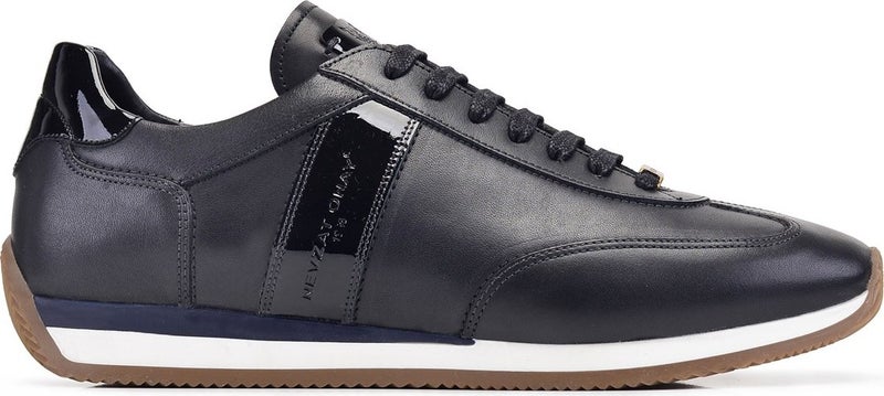 Nevzat Onay Black Ant Black Patent Leather Sneaker Shoes -11481-  - Image 1