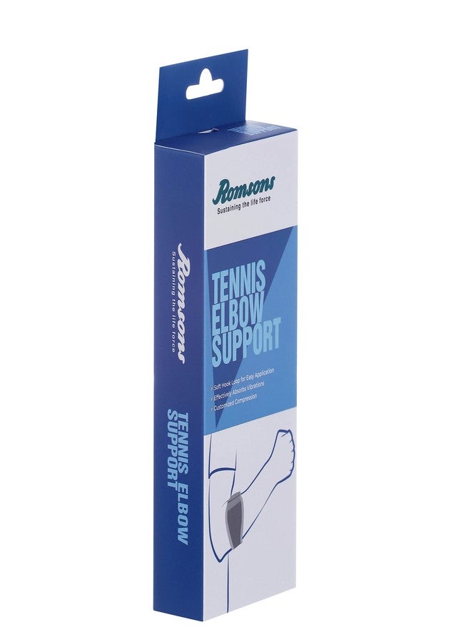 رومسونز دعامة كوع التنس من رومسونز، مناسبة للصالات الرياضية، ضغط الكوع، منع الإجهاد والإصابات، للرجال والنساء - مقاس واحد - Image 4