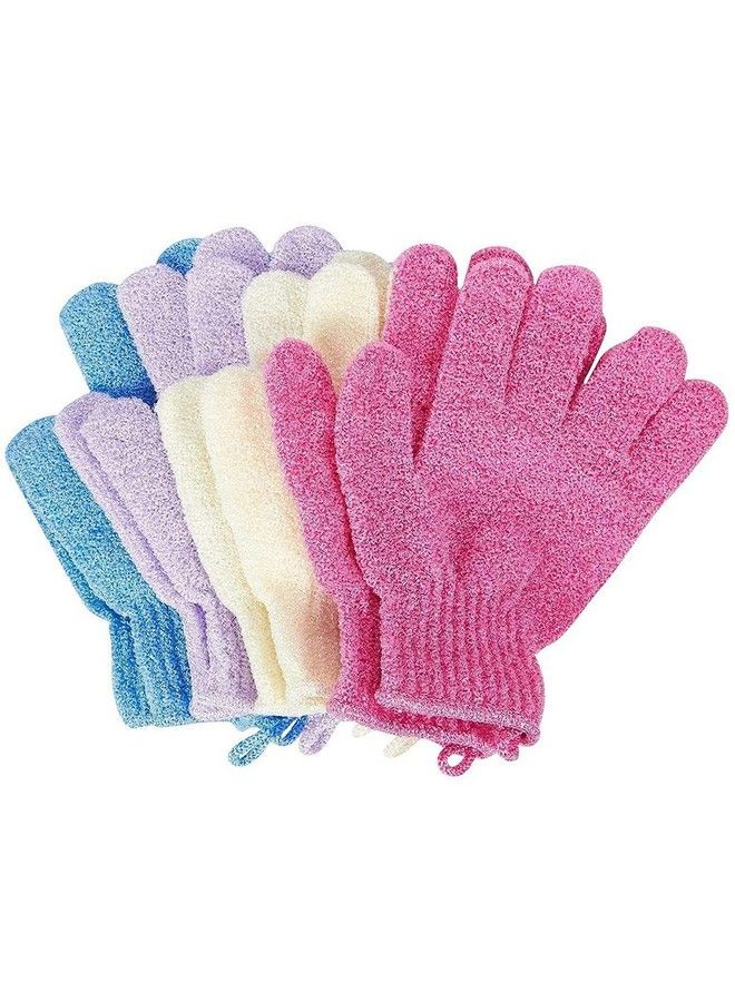 CONNECTWIDE Bath Glovebody Scrubber Gloves Pair (Pink)  - Image 4