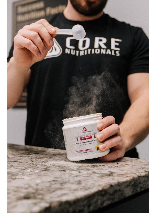 كور نيوتريشنالز Core Nutritionals Platinum Test، يحتوي على 3.6 جرام من حمض الكالسيوم D-Aspartic، يدعم مستويات هرمون التستوستيرون الصحية، 28 وجبة (Primal Punch) - Image 4