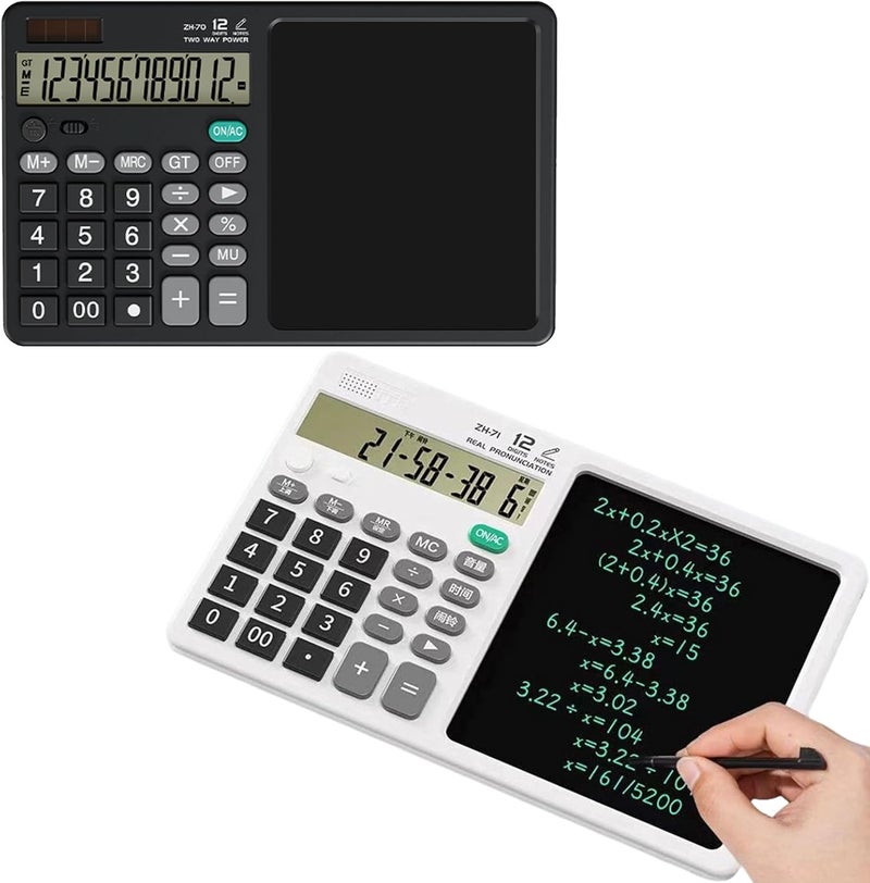 Full land route delivery Double Power Calculator and Writing Pad with Voice Recognition Large Screen Solar Charging Portable Silents Operations F Affordable purchase options All choice modern design Wear resistant Demand fit global economical quality Simple multi-feature practical build On-demand local restock All user affordable trusted quality Market popular practical build Transit damage prevent build Versatile application Global assorted color picks Gulf user preference oriented build Worldwide simple practical design Integrated local logistics Quick assemble Reliable durability Multi-hub shipment dispatch Custom sizing alternatives Local & cross border ship compatible Light precision processed material Working day delivery service Multi-use upgraded craftsmanship Extra part combo compatible Wide use compliant quality - Image 2
