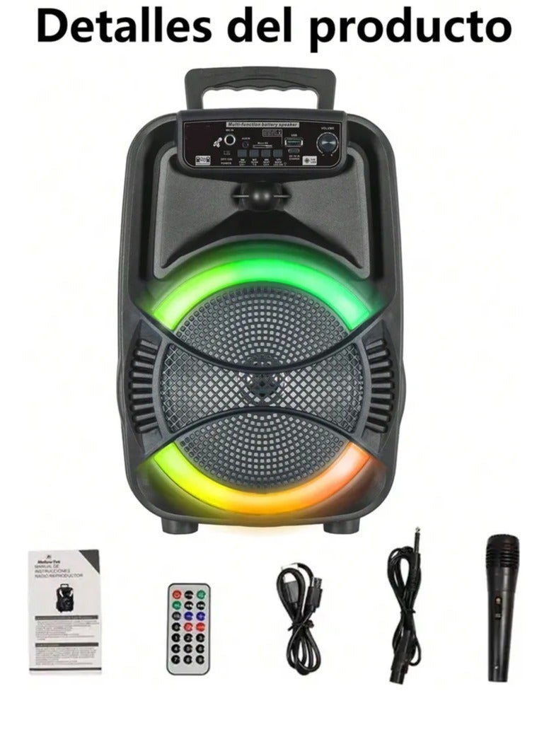 LC BT Portable Speaker with Karaoke Mic 10W - Image 5