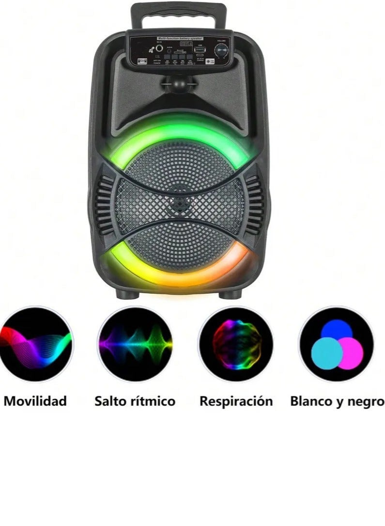 LC BT Portable Speaker with Karaoke Mic 10W - Image 2