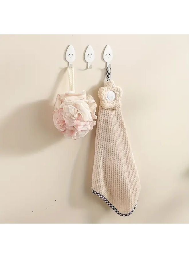 Medium Cloud Adhesive No Drill Wall Hooks Rainbow Decorative Coat Door Hangers - Image 4