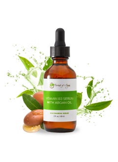 Essence Of Argan Essence of Argan B3 Vitamins Hyaluronic Acid Face Serum Niacinamide Moisturizer for Face Pore Serum Minimizer  2 fl Oz Dropper Bottle 