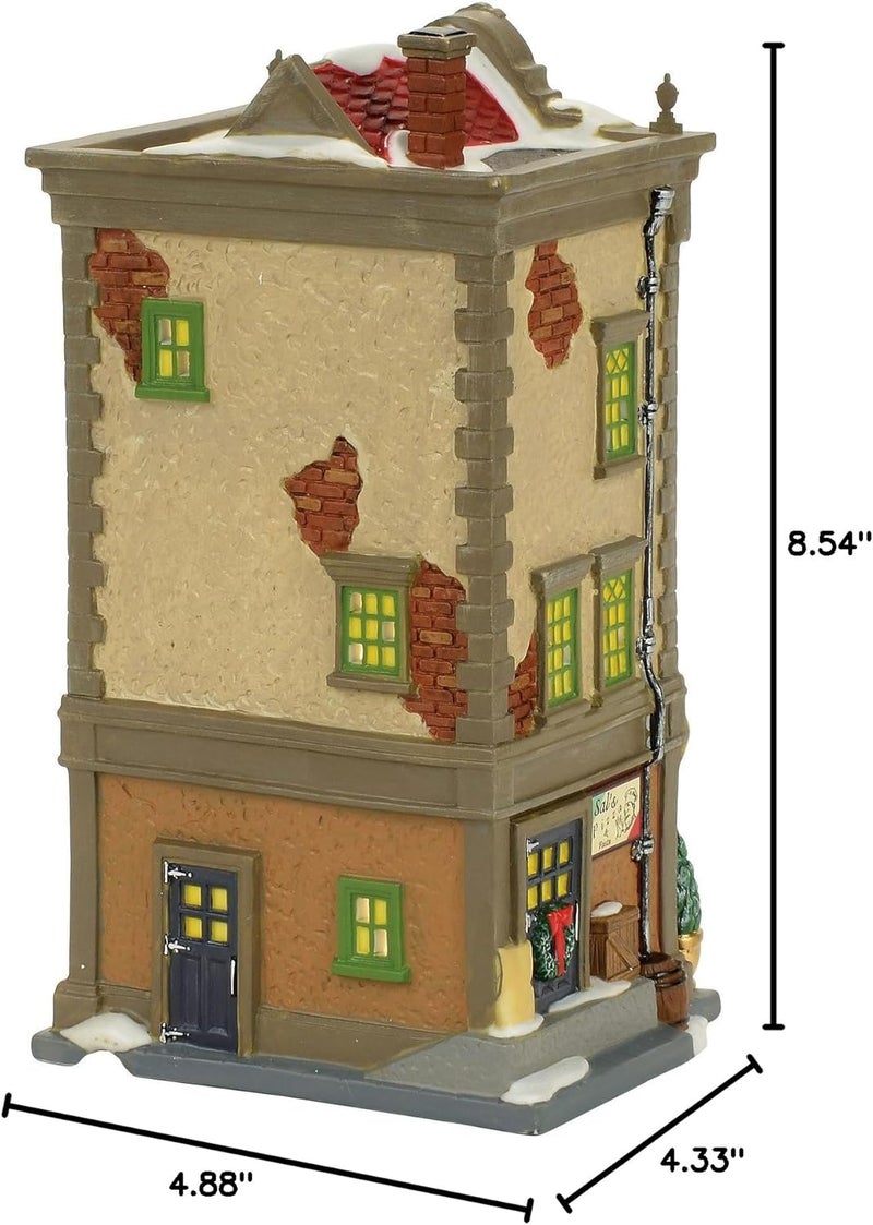 Department 56 Christmas in The City Sal's Pizza and Pasta Restaurant Lit Building, 8.54 Inch, Multicolor - Image 3
