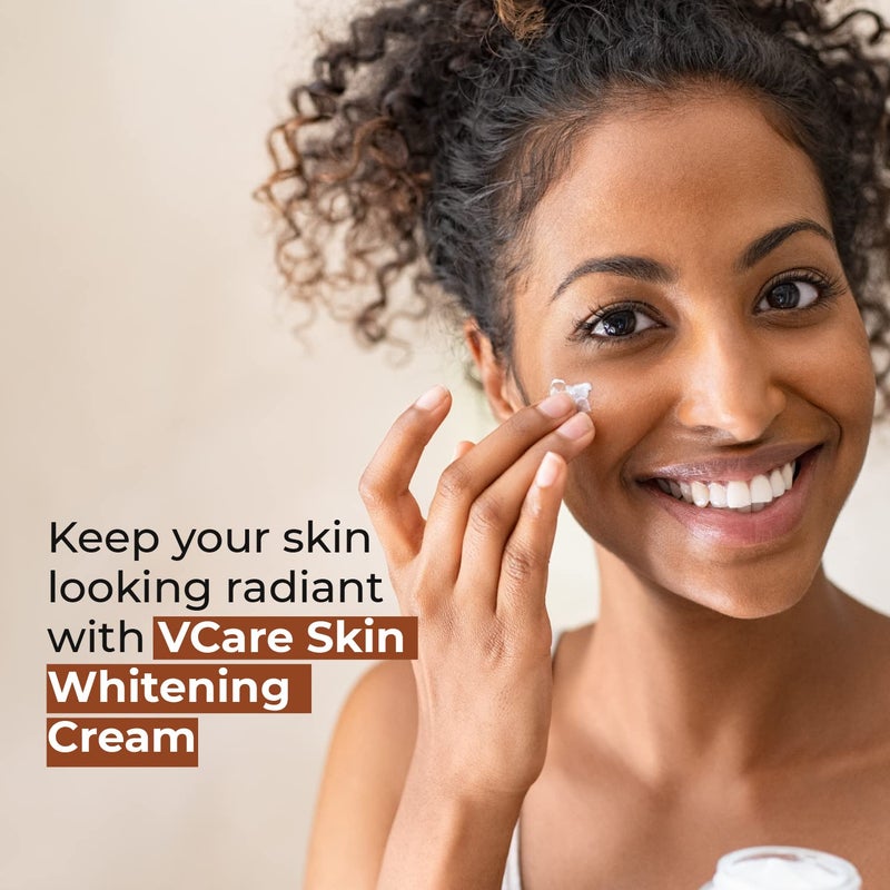 VCare Skin Whitening Cream for All Skin Types 20g with Songyi MushroomAntiTan Reduce Dullness and Provides Radiant Glow Hydration Skin For Men Women All Skin Types of Men and Women - Image 3