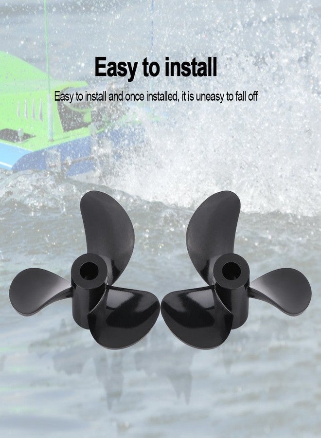 Dilwe RC Boat Propellers, Plastic Underwater CW CCW 3 Blades RC Boat Ship Outboard Propellers Props 4mm Shaft - Image 4