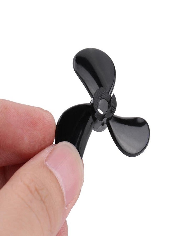 Dilwe RC Boat Propellers, Plastic Underwater CW CCW 3 Blades RC Boat Ship Outboard Propellers Props 4mm Shaft - Image 2