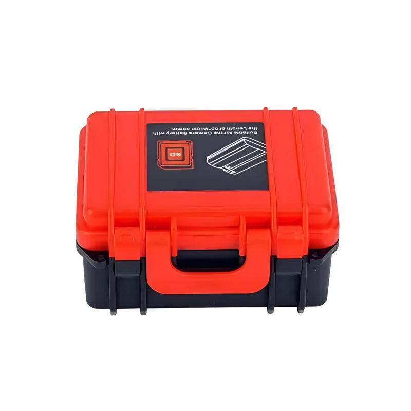 Protective Battery and SD Card Storage Case, Compact Hard Shell Organizer, D800 for Photography Travel and Field Use