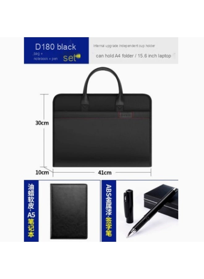 Luxury Designer Men's Briefcase with Large Capacity