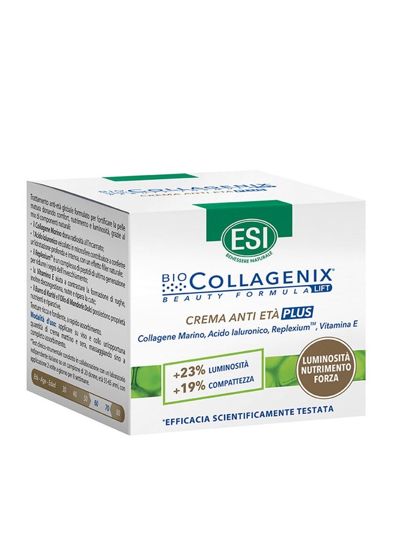 ESI Bio Collagenix Brightening, Firming & Anti-Aging Face Cream Plus Hyaluronic Acid, Replexium & Vitamin E 50 ml