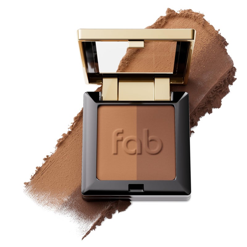Fab Brows Lux Eyebrow Kit Refill Powder - Soft and Natural Eyebrow Definition for Dark Brown/Chocolate Brows On-The-Go - Image 1