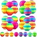 Jerify 40 Pack 85 inch Playground Balls Bulk Colorful Inflatable Bouncy Dodgeball Handball Kickball for Kids Adults Ball Games Gym Camps PicnicBeach SchoolIndoor and Outdoor Games Gradient Color - Image 3