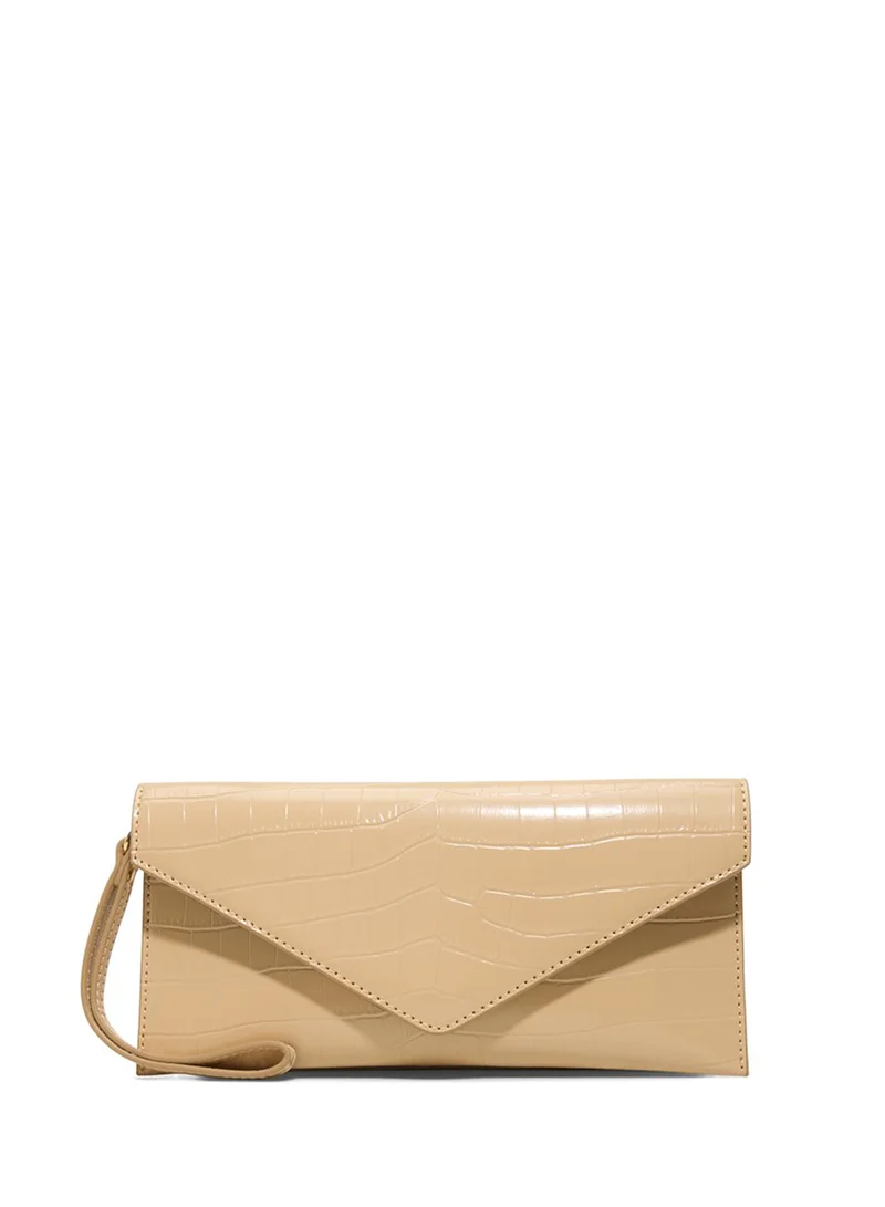 الدو Flap over quilted clutche