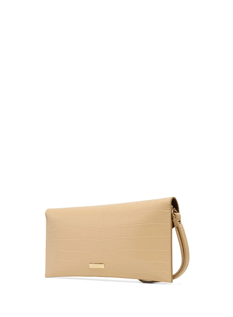 الدو Flap over quilted clutche