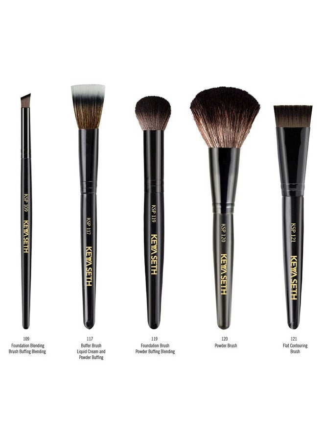 Keya Seth Aromatherapy Keya Seth Professional 5Pcs Basic Blending Brush Set  - Image 3