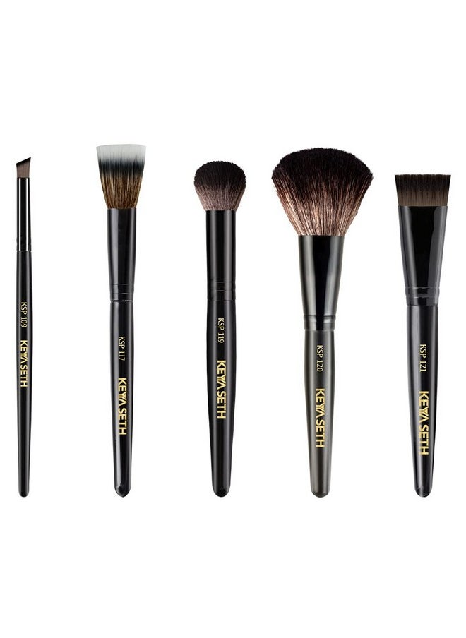 Keya Seth Aromatherapy Keya Seth Professional 5Pcs Basic Blending Brush Set  - Image 1