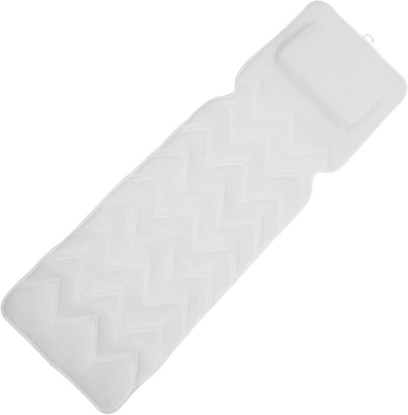 Beavorty 3D Full-Body Spa Bath Pillow with Suction Cups, Breathable Air Mesh Cushion with Neck and Head Support for Bathtub, Anti-Slip Tub Pillow for Relaxing Bathing – - Image 1