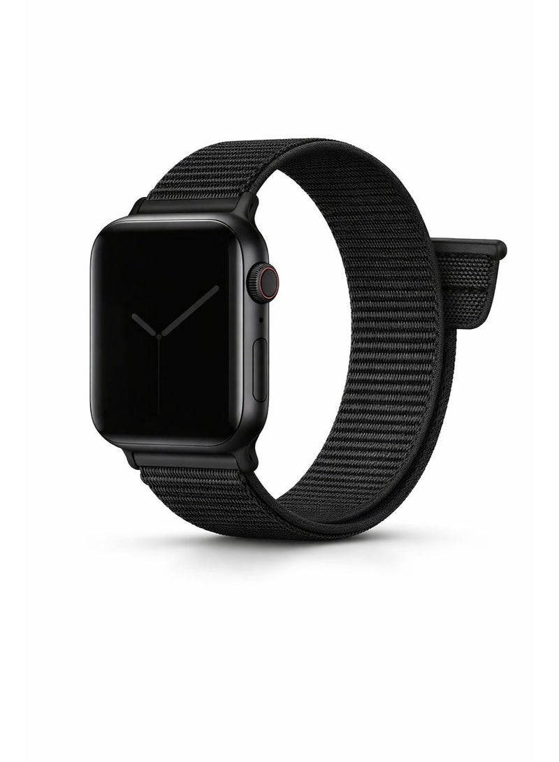 Neyecam Soft Woven Nylon Band for Apple Watch 49mm 45mm 44mm 42mm | Adjustable Strap for iWatch Ultra 2/1, Series 9/8/7/SE, Gifts for Men Women - Image 1