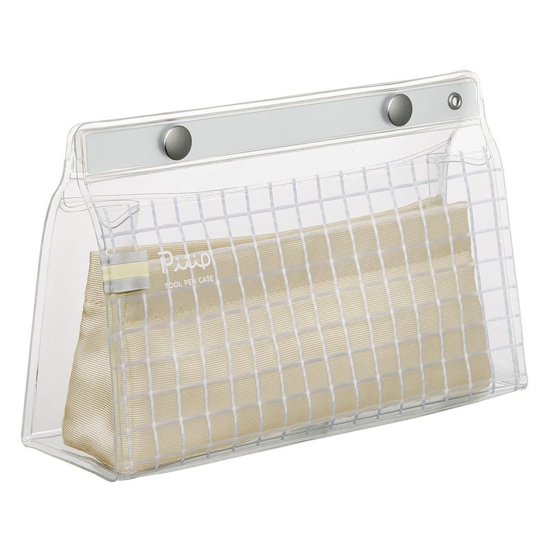 KOKUYO Piiip Tool Pen Case Shiny Beige Japan Import FVBF2404 - Image 2