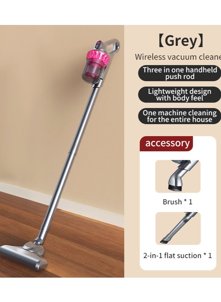 Cordless Vacuum Cleaner for Home, Rechargeable Lightweight Handheld Stick Vacuum with Strong Suction for Pet Hair, Carpet and Hard Floor
