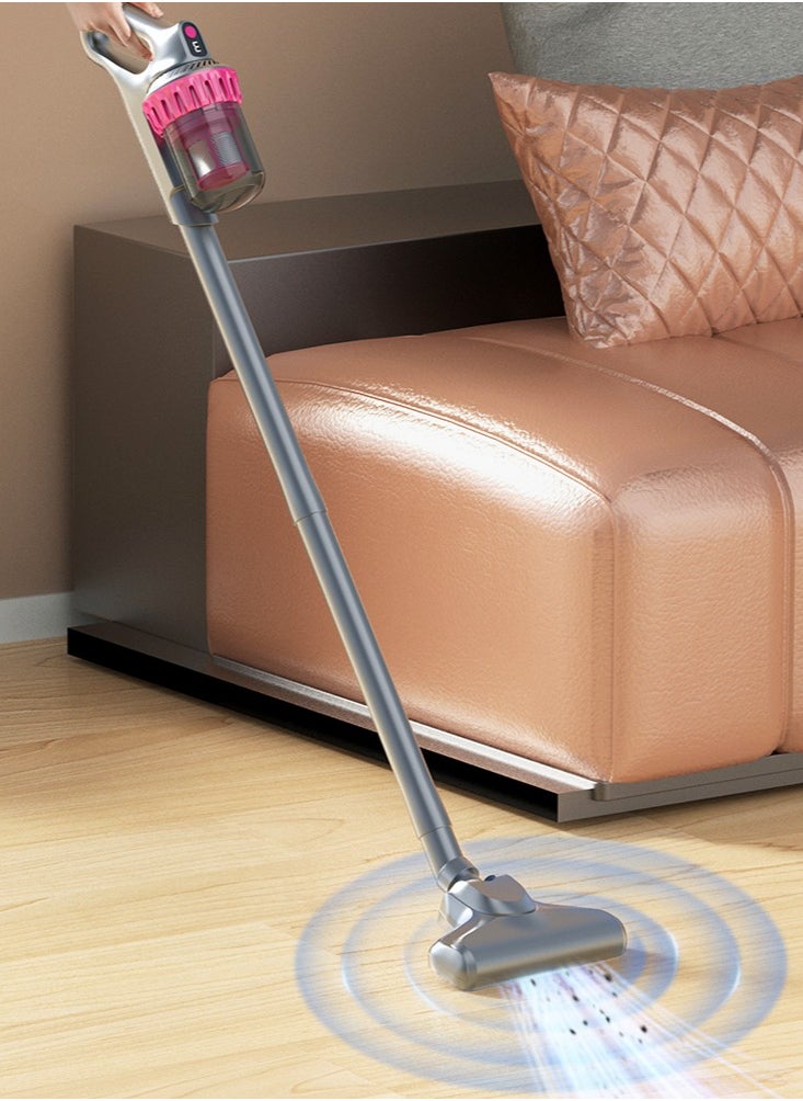 Cordless Vacuum Cleaner for Home, Rechargeable Lightweight Handheld Stick Vacuum with Strong Suction for Pet Hair, Carpet and Hard Floor