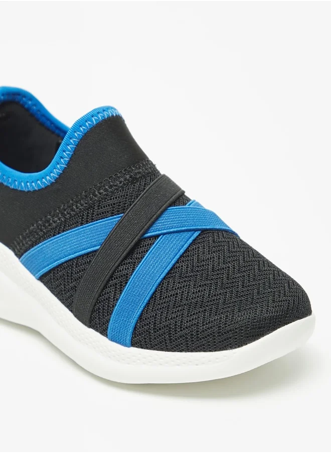 Dash Boys's Textured Slip-On Walking Shoes