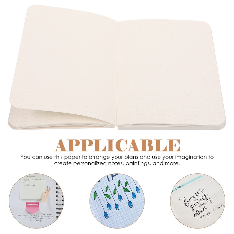 1 Book of A6 Refill Papers Notebook Replacement Bound Papers Lined Refill Papers for Notebook Cover - Image 1