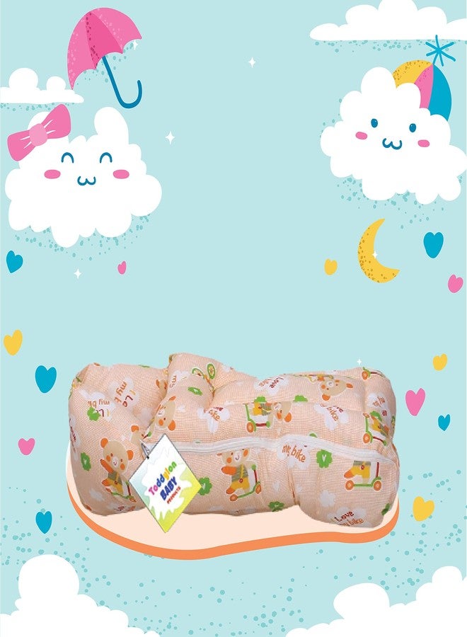 Toddylon Baby Carry Bags Baby 3 in 1 Baby Bed | Baby Wrapper | Holder | Newborn Baby Boys Girls | Wearable Blankets | Cotton (0-6 Months) Orange - Image 2