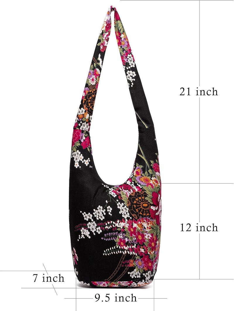 Coton Pose Women Shoulder Handbags Fashion canvas Hippie Crossbody Bags Bohemian Animal Prints Hobo Bags - Image 2