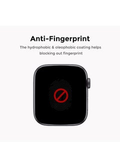 O Ozone Screen Protector for Apple Watch Ultra 49mm Tempered Screen Protector Shockproof [2 Per Pack] Full Screen Coverage Bubble Free Waterproof Anti-Scratch HD Film - Clear  - Image 4