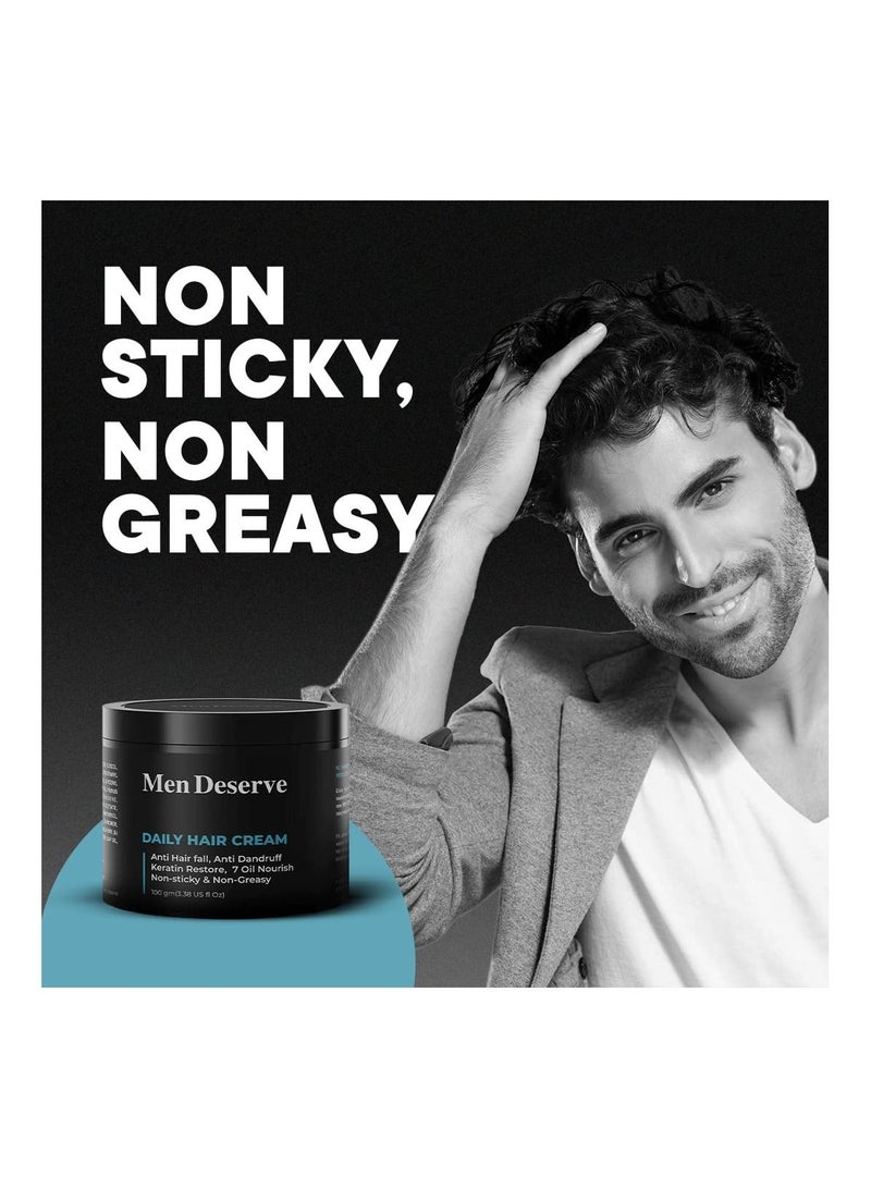 مين ديسيرف كريم الشعر اليومي مين يستحق 7 زيت يغذي 100 جم - Image 3