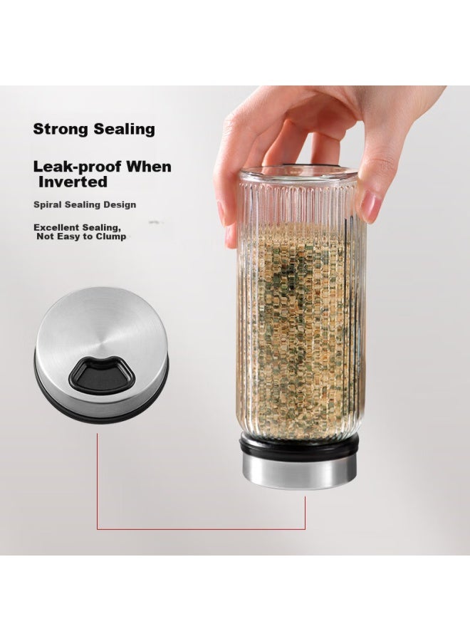 Bj Baijie Seasoning Bottle Salt Shaker Bbq Spice Jar Pepper Powder Container 200ml - Image 3