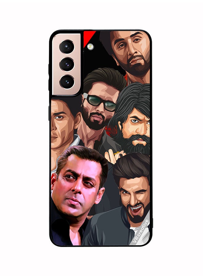 VR CREATIVE Protective Case Cover For Samsung Galaxy S21 Plus 5G Bolyywood Actors Design Multicolour - Image 1
