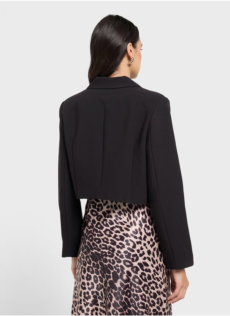 ELLA - Cropped Blazer - Image 1