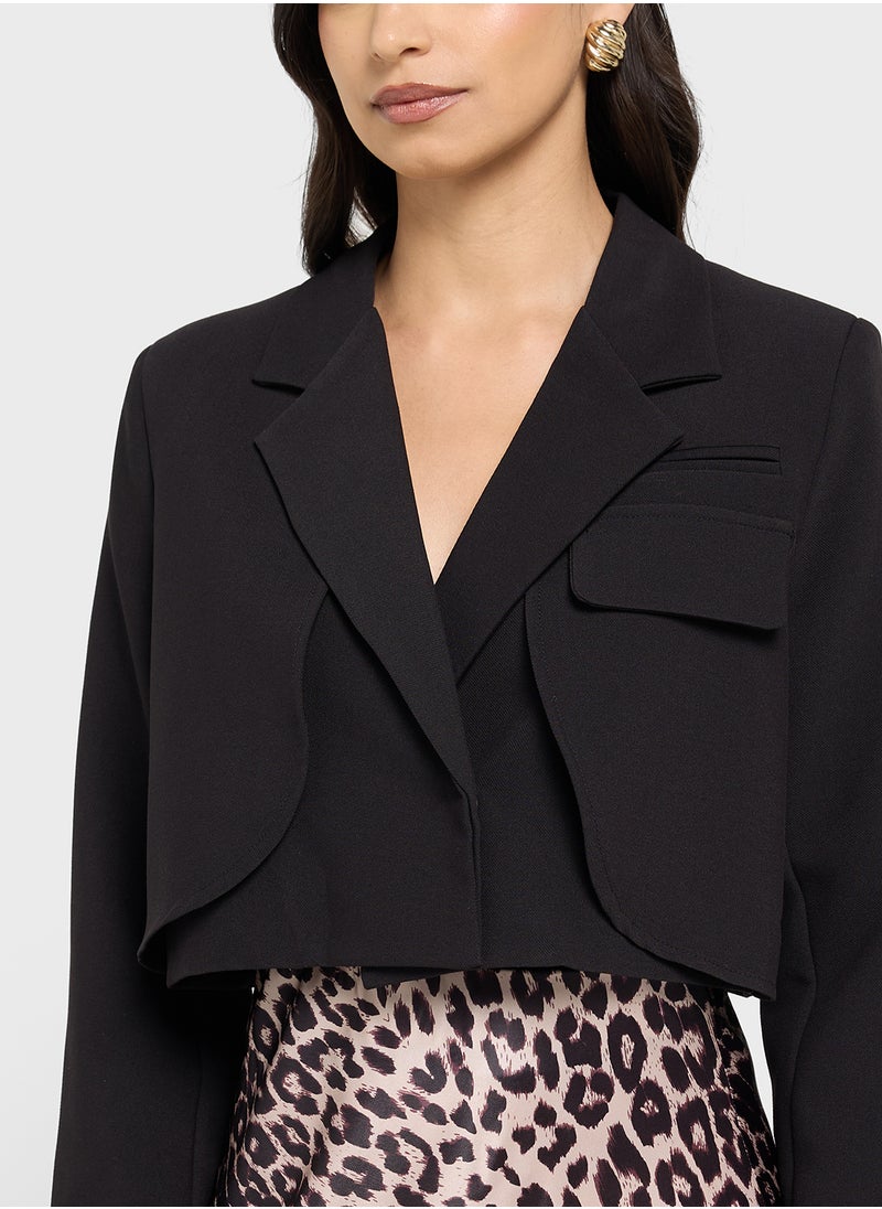 ELLA - Cropped Blazer - Image 1