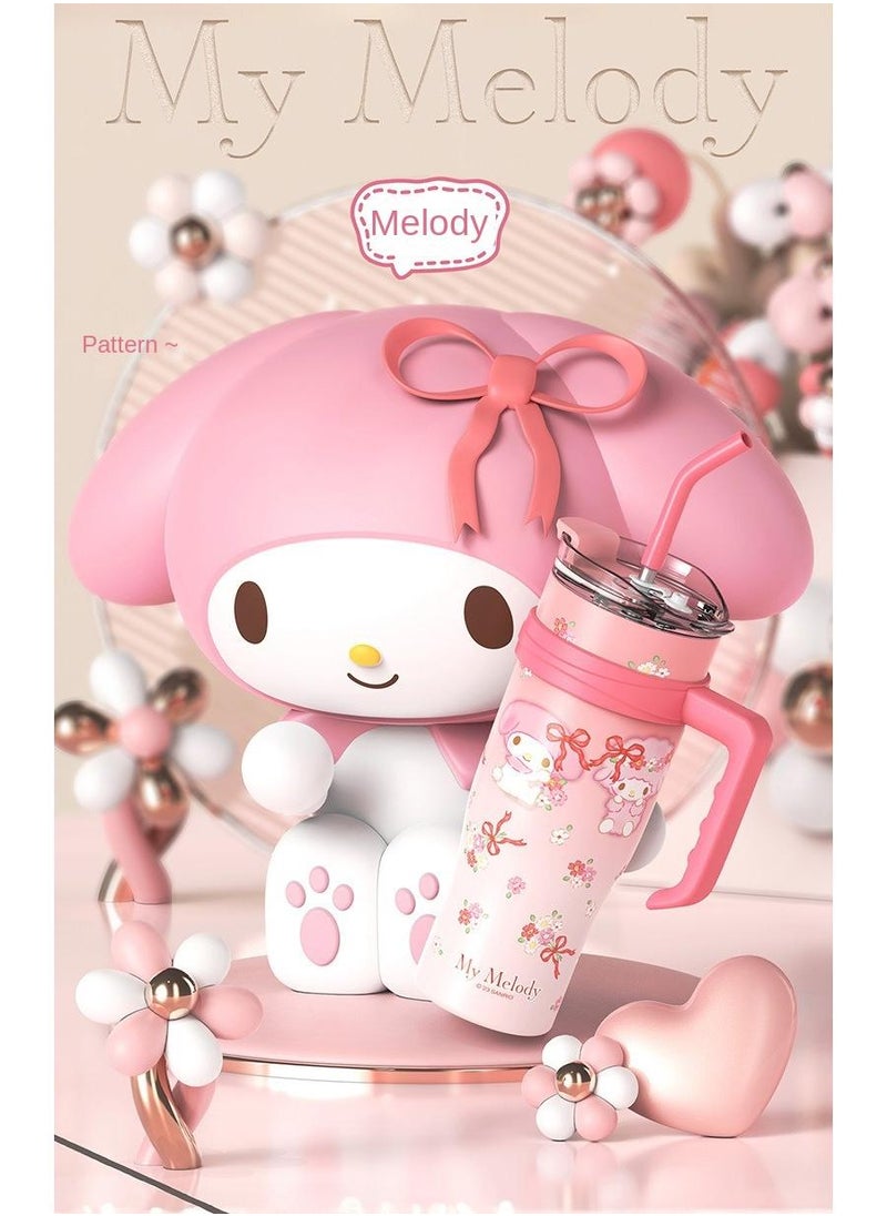 My melody Reusable Vacuum quenching Cup, 40oz Cup Large Capacity Vacuum Cup with Straw car Heat Preservation Cold Preservation Large ice Cup , Iced Tea or Coffee, Smoothie More, Cream, 40 oz - pzsku/Z1D6B4A003997486B43ADZ/45/_/1726821639/2d044f6f-a585-4d90-9ce0-e227125bafb1