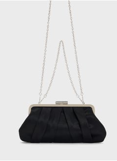 Ella Limited Edition Pleated Satin Clutch Bag  - Image 2