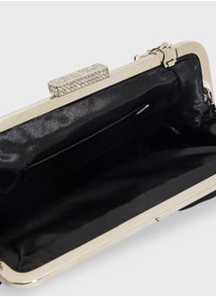 Ella Limited Edition Pleated Satin Clutch Bag  - Image 5