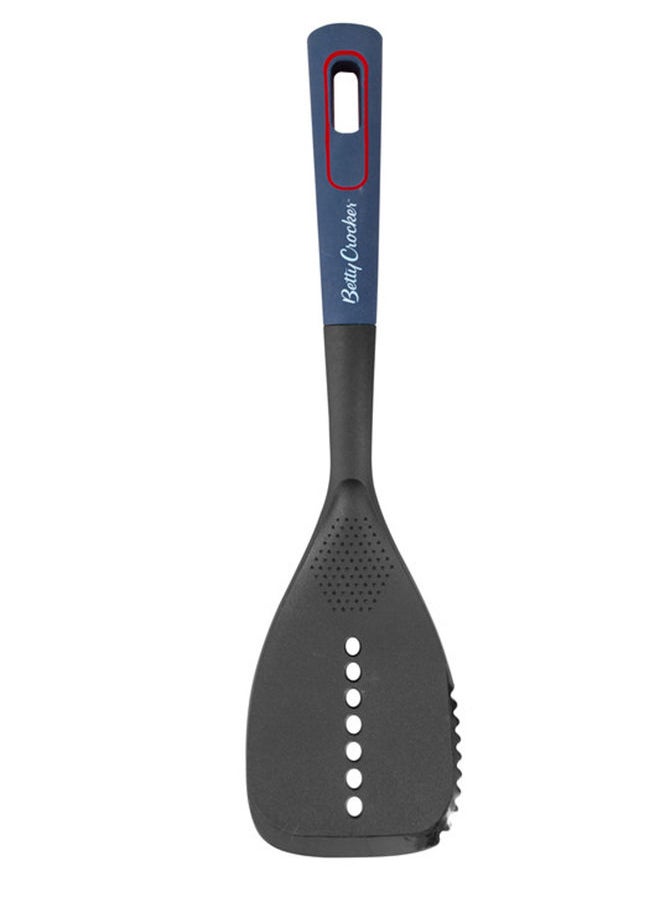 Betty Crocker Betty Crocker Kitchen Slotted Turner 34.4Cm Black & Grey  - Image 1