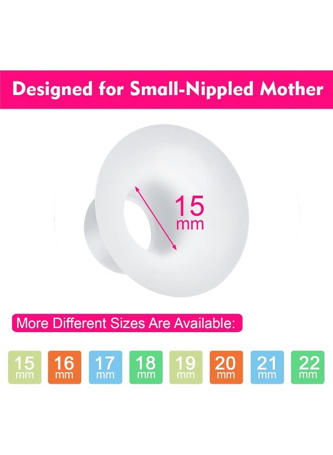 Durceler 15mm Flange Insert Compatible with Various Breast Pumps - Image 2