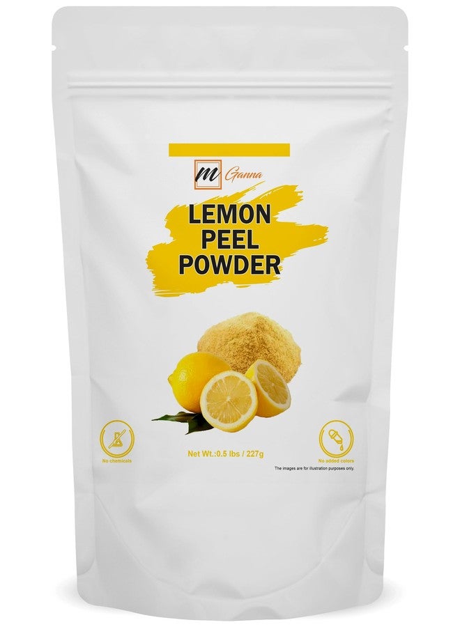 mGanna 100% Natural Lemon Peel Powder For Skin Care 0.50 LBS / 227 GMS / 8 Oz - Image 1