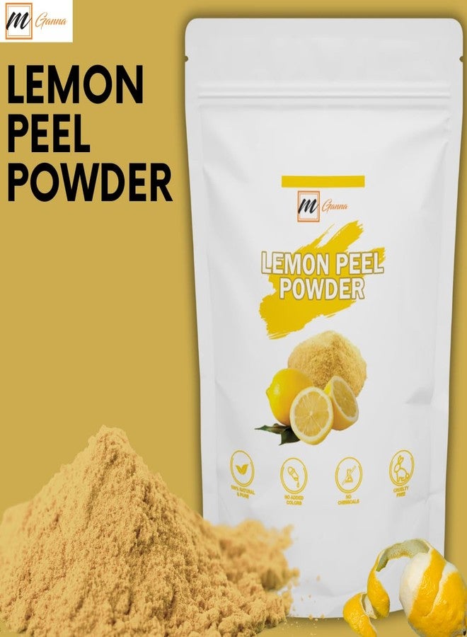 mGanna 100% Natural Lemon Peel Powder For Skin Care 0.50 LBS / 227 GMS / 8 Oz - Image 3