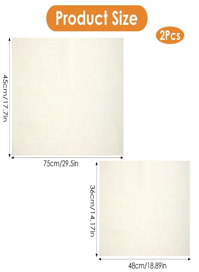 guduling 2-Pack Proofing Towels for Bread,Natural Bread Towels for Proofing,Tea Cloths for Sourdough for Baguettes & Artisan Loaves, Large 30"x18" + Medium 19"x14", Tightly Woven for Shape Retention - Image 2