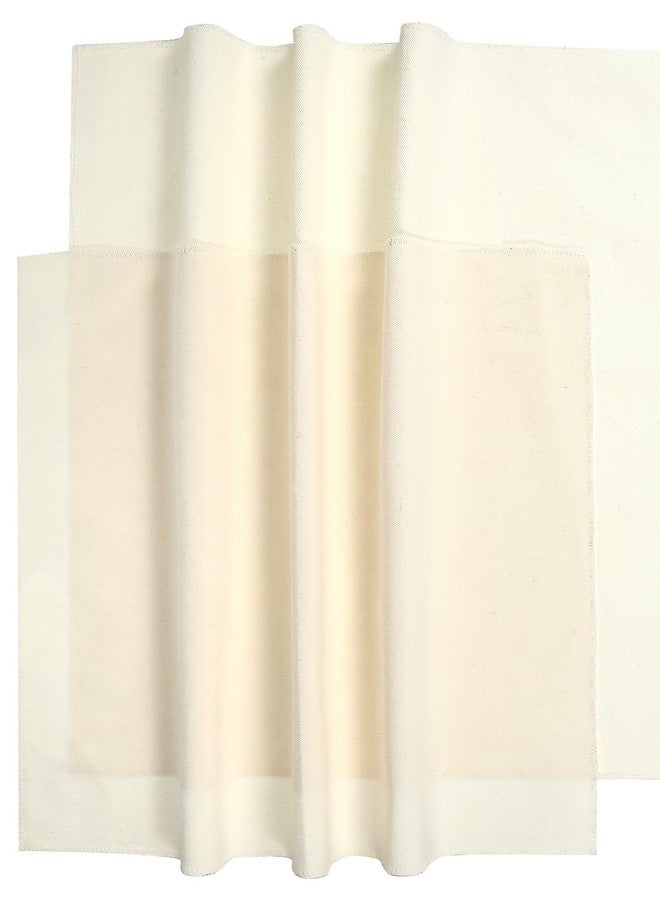 guduling 2-Pack Proofing Towels for Bread,Natural Bread Towels for Proofing,Tea Cloths for Sourdough for Baguettes & Artisan Loaves, Large 30"x18" + Medium 19"x14", Tightly Woven for Shape Retention - Image 1