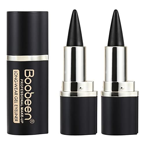 Boobeen Eyeliner Pencil Black Eyeliner Pen Gel Quick Drying Formula Eye Liner Waterproof Smudgeproof All Day Eyeliner Makeup Long Lasting Create Statement Eye Look black2 - Image 1