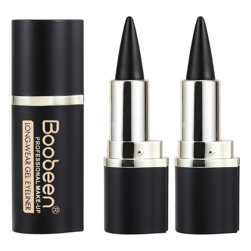Boobeen Eyeliner Pencil Black Eyeliner Pen Gel Quick Drying Formula Eye Liner Waterproof Smudgeproof All Day Eyeliner Makeup Long Lasting Create Statement Eye Look black2 - Image 3