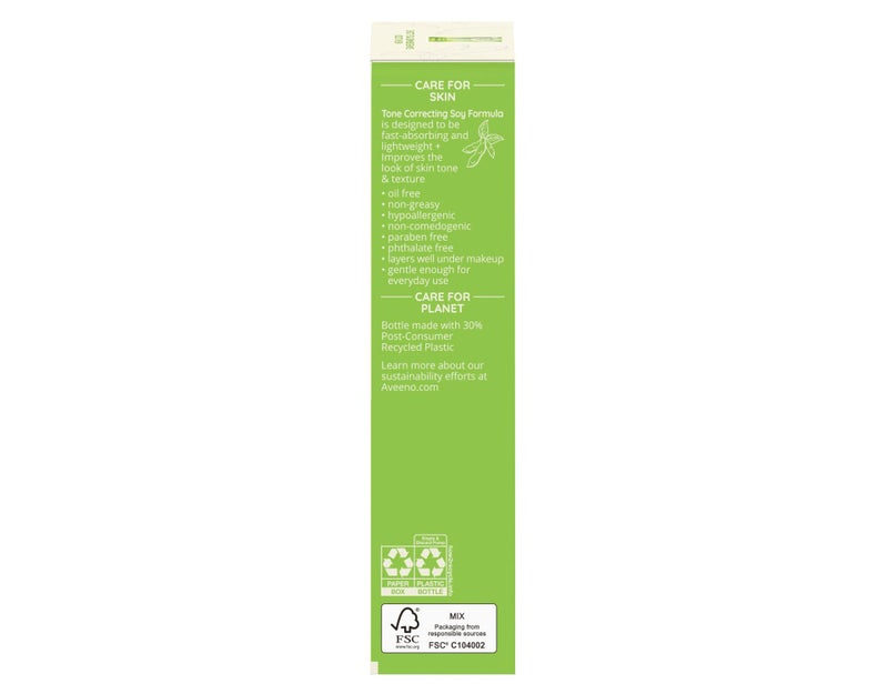 Aveeno Positively Radiant Daily Facial Moisturizer with Broad Spectrum SPF 15 Sunscreen & Total Soy Complex for Even Tone & Texture, Hypoallergenic, Oil-Free & Non-Comedogenic, 4 fl. oz - Image 5